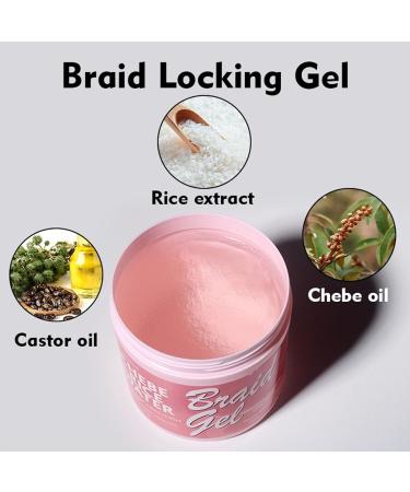 485g Vegan Extreme Hold Hair Styling Gel for Braided Wavy Curly Hair | Non-Greasy Non-Sticky Pomade for Men & Women | Refreshing & International Shipping - Buy Online on SooperMarket.com