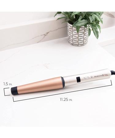 Remington Shine Therapy Tapered Curling Wand - Argan Oil & Keratin Infused | White - Buy Online on SooperMarket.com