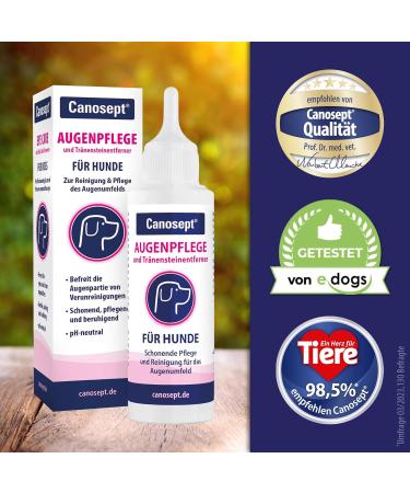 Canosept Eye Care for Dogs 120ml - Tear Stain Remover & Sensitive Eye Care Solution - Buy Online on SooperMarket.com