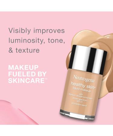 Neutrogena Healthy Skin Liquid Makeup Foundation SPF 20 - Lightweight & Flawless Coverage Natural Ivory - Antioxidant Vitamin E & Feverfew 1 fl. oz - International Shipping Available - Buy Online on SooperMarket.com