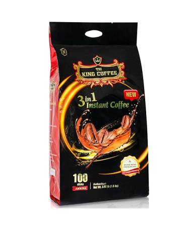 TNI King Coffee 3 in 1 Instant Vietnamese Coffee Sachet Sticks - 100 Packets - Buy Online on SooperMarket.com