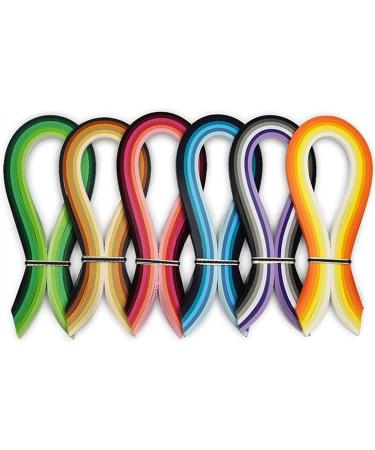 1.5mm Quilling Paper Strips Kit - 36 Colors, 720 Strips - DIY Crafts Supplies - Buy Online on SooperMarket.com