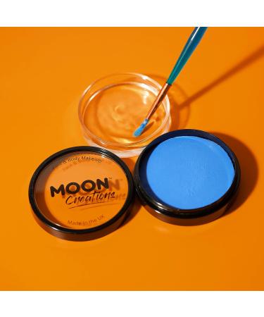 Moon Creations Pro Face & Body Paint Cake Pots - Brights Colours Set - 1.26oz - Water Based Makeup for Adults & Kids - Buy Online on SooperMarket.com