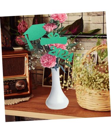 Lurrose 2023 Graduation Vase Picks 9pcs Party Decorations Desktop Paper Party Supplies Decorative Vase Decor - Buy Online on SooperMarket.com