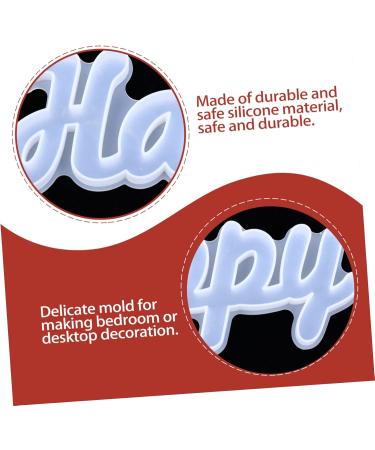 STOBOK 1pc Crystal Epoxy Mold Casting Molds Welcome Craft Mold Listing Letter As Shown 22.6X9X1.2CM - Buy Online on SooperMarket.com