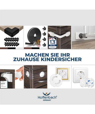 Hoffenbach Child Locking for Closets & Drawers - 8 Pack No-Drill Baby Safety Lock for Cabinets & Drawers - Secure Your Home Today! - Buy Online on SooperMarket.com