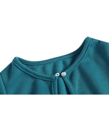 Bonny Billy Girls Knitted Cotton Bolero Shrug Cardigan - Dark Green (8-9 Years) - Buy Online on SooperMarket.com
