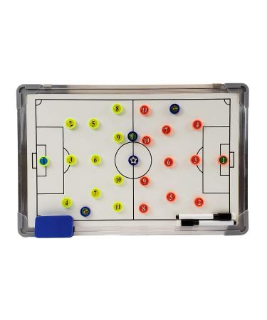 Murray Sporting Goods Magnetic Soccer Dry Erase Coaches Clipboard | Large Soccer Magnet Lineup Coaching Strategy Tactics Board