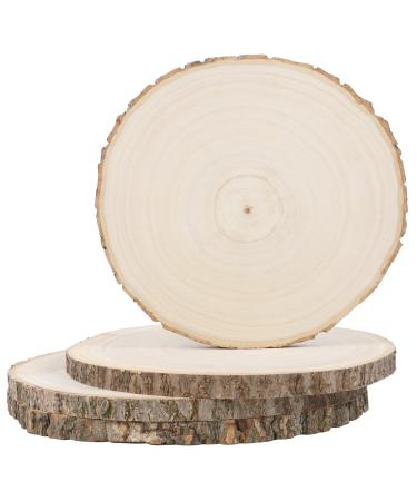 Unfinished Wood Slices Large Wood Slices for Crafts  Wood Centerpieces for Tables Wood Slabs 7 - 8.5