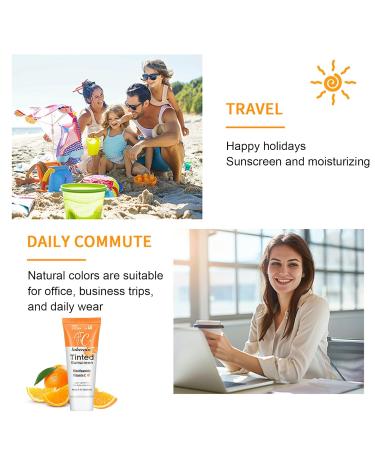 Restore Tint-ed-Face Sunscreen SPF 40 | Hydrating Vitamin C Facial Sunscreen | Lightweight Moisturizing & Travel Size | Long Lasting Protection for Face & Body - 1.4 Fl Oz - Buy Online on SooperMarket.com