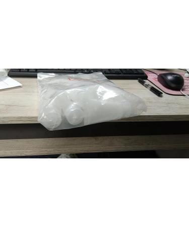 20 Pack 30ml Refillable Tube Bottles - Travel Cosmetic Containers | Clear Mini Sample Bottles with Extractors for International Shipping - Buy Online on SooperMarket.com