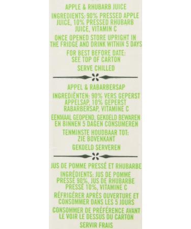 Cawston Press Apple and Rhubarb Juice 1L - Refreshing Blend of Apple Rhubarb - 1 Pack - Buy Online on SooperMarket.com