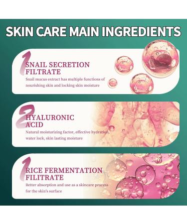 Snail Collagen Serum Snail Mucin Repair Serums Hyaluronic Acid Snail Secretion Filtrate Face Serum Natural Pure Snail Anti Aging Serum For Face Skincare Serum Cruelty Free35ml - Buy Online on SooperMarket.com
