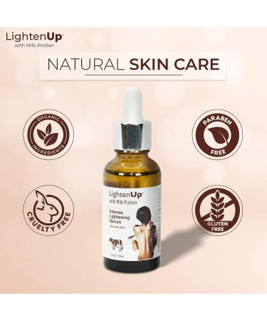 LightenUp Lactic Acid Serum - 1 fl oz - Fades Dark Spots on Face, Knees, Elbows - Buy Online on SooperMarket.com