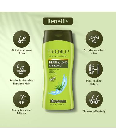 Healthy Long & Strong Herbal Hair Shampoo - Pack of 3 (200ml each) | Nourish & Strengthen Your Hair - Buy Online on SooperMarket.com