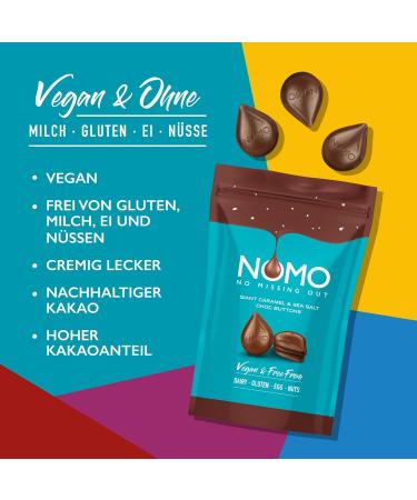 Nomo Caramel and Seasalt Chocolate Giant Buttons 110g - Buy Online on SooperMarket.com