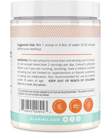 Alani Nu Pump Stim Free Pre-Workout Supplement - Mango Sorbet (30 Servings) - Buy Online on SooperMarket.com