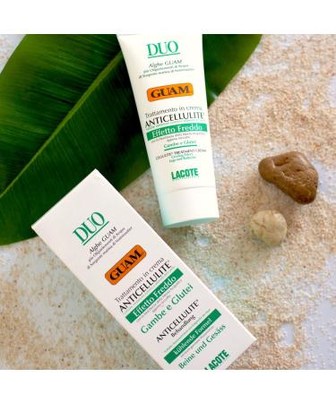 Guam Anticellulite Body Duo Treatment - Cold-Acting Cream for Cellulite & Skin Fat | Made in Italy | 200 ml - International Shipping Available - Buy Online on SooperMarket.com