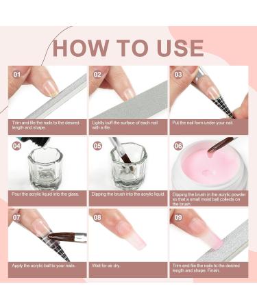 PEACECOLOR 8G Nude Acrylic Powder Professional Acrylic Nail Powder Polymer for Acrylic Nail Extension Carving Nails No Nail Lamp Needed for Home and Salon Use color 157 - Buy Online on SooperMarket.com