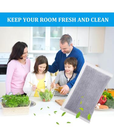 Activated Charcoal Odor Absorber | Trash Can & Diaper Pail Deodorizer | 6 Pack Refill for iTouchless 8 Gallon - Buy Online on SooperMarket.com
