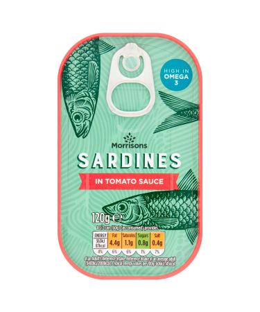 Morrisons Sardines In Tomato Sauce 120g