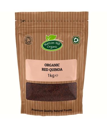 Organic Red Quinoa Grain 1kg by Hatton Hill Organic - Certified Organic