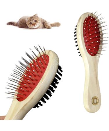 Tech Traders DOUBLE SIDED PET GROOMING BRUSH GROOMER PET CAT DOG HAIR FUR BRUSH COMB TIDY-LARGE - Buy Online on SooperMarket.com
