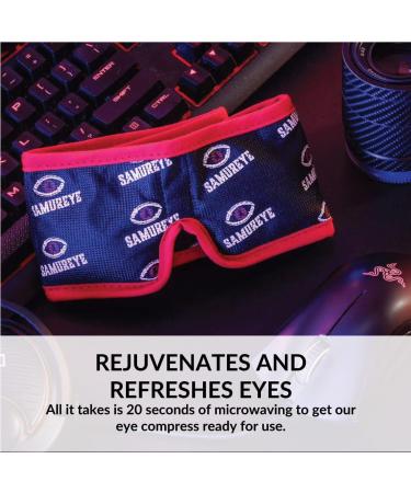 Bruder Samureye Gaming Enhancement Mask | Improve Gaming Performance and Reaction Times | Microwaveable Moist Heat | Rejuvenates and Refreshes Eyes | Adjustable and Hand Washable - Buy Online on SooperMarket.com