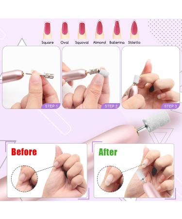 100Pcs Nail Sanding Bands - Fine 240 Grit for Nail Drill | Manicure & Pedicure Set with 3/32 Nail Sanding Bit - Buy Online on SooperMarket.com