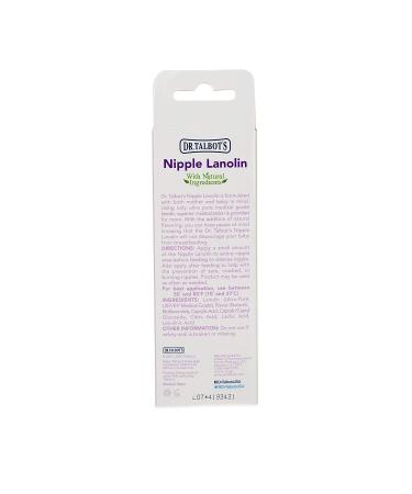 Dr. Talbot's Nipple Lanolin Vanilla Milk 2 oz - Soothing Moisturizer for Moms - Buy Online on SooperMarket.com