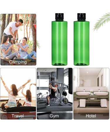Sdootbeauty Applicator Bottles - 250ml Squeeze Bottles with Flip Cap for Hair Care | Pack of 2 Green Oil Bottles - Perfect for International Shipping - Buy Online on SooperMarket.com
