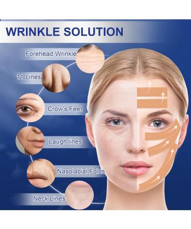 Anti-Wrinkle Tape - Myofascial Lift Tape for Firming Toning & Tightening | Skin-Lifting Face Neck & Forehead Patches - 2 Rolls for Anti-Aging & Wrinkle Reduction - Buy Online on SooperMarket.com