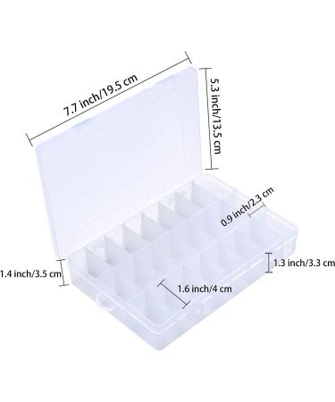 Peirich Embroidery Floss Organizer Box with 100 Bobbins and 459 Color Stickers - 24 Compartments | Floss Storage Solution - Buy Online on SooperMarket.com