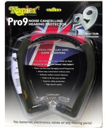 Napier Pro9 Hearing Protection for Shotgun Rifle and Pistol - Ultimate Noise Reduction for Shooters | International Shipping Available - Buy Online on SooperMarket.com