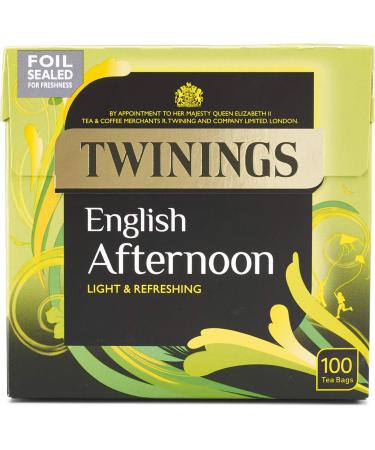 Twinings English Afternoon Black Tea 100 Teabags English 100 Count (Pack of 1)