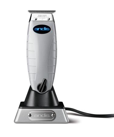 Andis 74000 Professional Corded/Cordless T-Outliner Blade Trimmer - Zero Gapped, Carbon Steel T-Blade, Close Cutting - Grey - Buy Online on SooperMarket.com