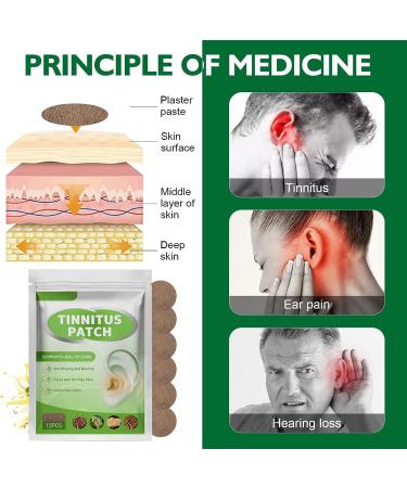 24pcs Tinnitus Relief Patches - Natural Herbal Formula for Ringing Ears - Effective Treatment, Relieves Earaches, Improves Hearing - Buy Online on SooperMarket.com