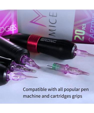 MICEYA Disposable 9M1 Tattoo Cartridge Needles #12 Standard Regular 9 Single Stack Magnum - 20Pcs - Buy Online on SooperMarket.com