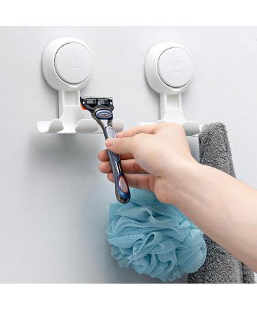 Puzzle Game Razor Holder Hanger Hook - Reusable Self-Adhesive Suction Hooks for Towels Coats & More - Buy Online on SooperMarket.com