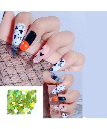 Bonnie-Sam Laser Nail Art Glitter Sequins - 12 Boxes of Butterfly, Star, Moon, Heart, and Flower Designs for Nail, Face, Eyes, and Body Decor - Holiday Collection - Buy Online on SooperMarket.com