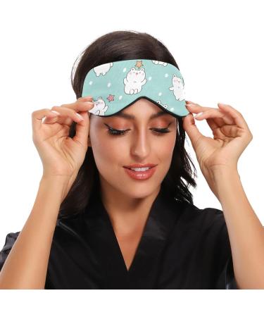 Haskirky Light Blocking Eye Mask for Adults - Adjustable, Breathable, and Comfortable for Travel, Yoga, and Meditation - Buy Online on SooperMarket.com