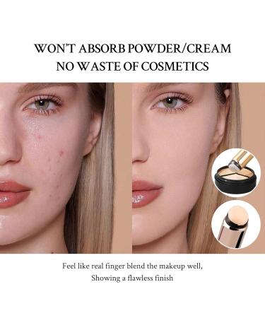 Soft Silicone Fingertips Lip Brush & Concealer Brush Set - 2PCS Multi-Functional Reusable Makeup Applicators for Lipstick Gloss Balm Masks & Eyeshadow - Buy Online on SooperMarket.com