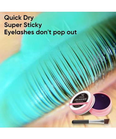 PERMANIA 2023 Lash Lift Balm 0.35oz - Grape Flavored Adhesive for Strong Viscosity and Water Solubility - Eyelash Perm Kit Essential - Buy Online on SooperMarket.com
