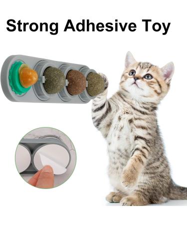 Chutoral Rotatable Catnip Balls Toy - Licking Treats & Edible Catnip Balls for Cats and Kittens - Buy Online on SooperMarket.com