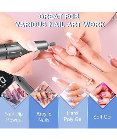 Tungsten Carbide Cuticle Clean Bit 2Pcs for Nail Drill - Smooth Round Top Barrel Head - Ideal for Gel Polish and Natural Nails - Buy Online on SooperMarket.com