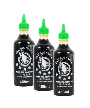 Hoi Sin Sauce Bundle Containing 3 Bottles of Flying Goose Hoi Sin 455ml Bottles