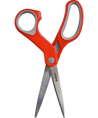 Scotch 8 Inch Multi-Purpose Scissors  Great for Everyday Use (1428) Red/Grey - Buy Online on SooperMarket.com
