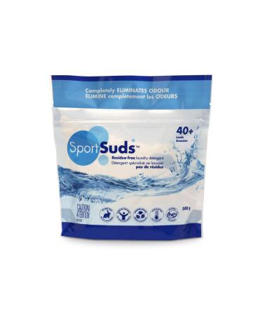 Sport Laundry Detergent, Odor Eliminator Technology, Laundry Soap for Workout Clothes and Everyday Use - Sport Suds 500grams 1.1 Pound (Pack of 1)