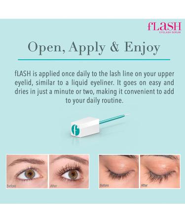 Get Longer-Looking Lashes with fLASH Eyelash Serum - Shop Now! - Buy Online on SooperMarket.com