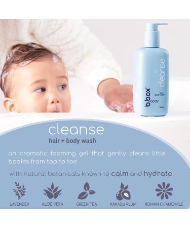 b.box Body Cleanse Baby Shampoo & Body Wash - Gentle Foaming Gel with Lavender & Chamomile | Plant-Based Cruelty-Free Dermatologist Tested - 11.8 Fl Oz - Buy Online on SooperMarket.com